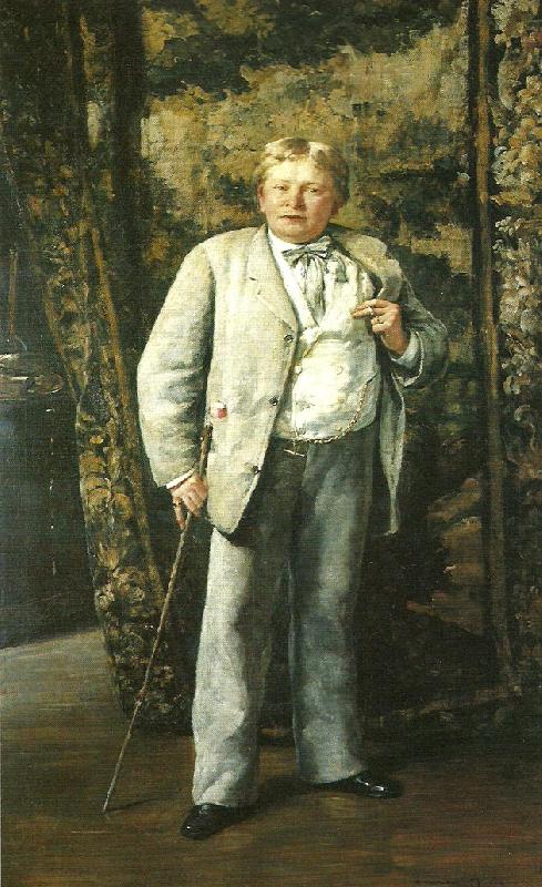 Ernst Josephson Portratt av Carl Skanberg oil painting image